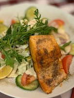 Gemischter Salat Mit Lachs